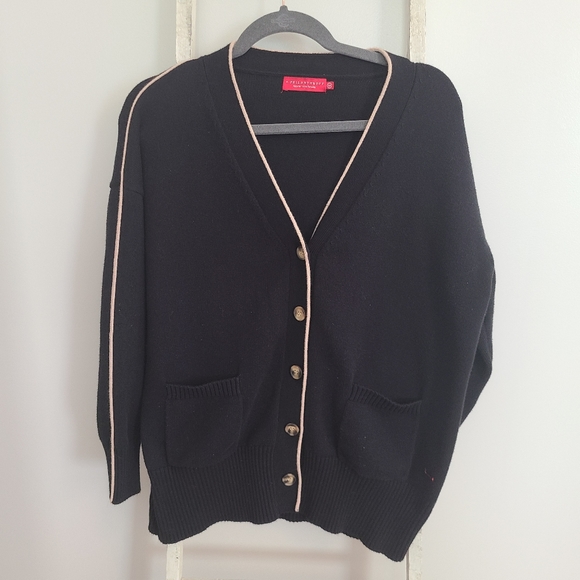N: Philanthropy♡ Medium silk blend Button down cardigan sweater - Picture 1 of 4